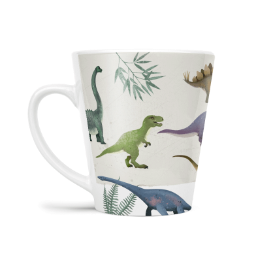 Fotohrnček latte malý - originálny darček - Dinosaurus